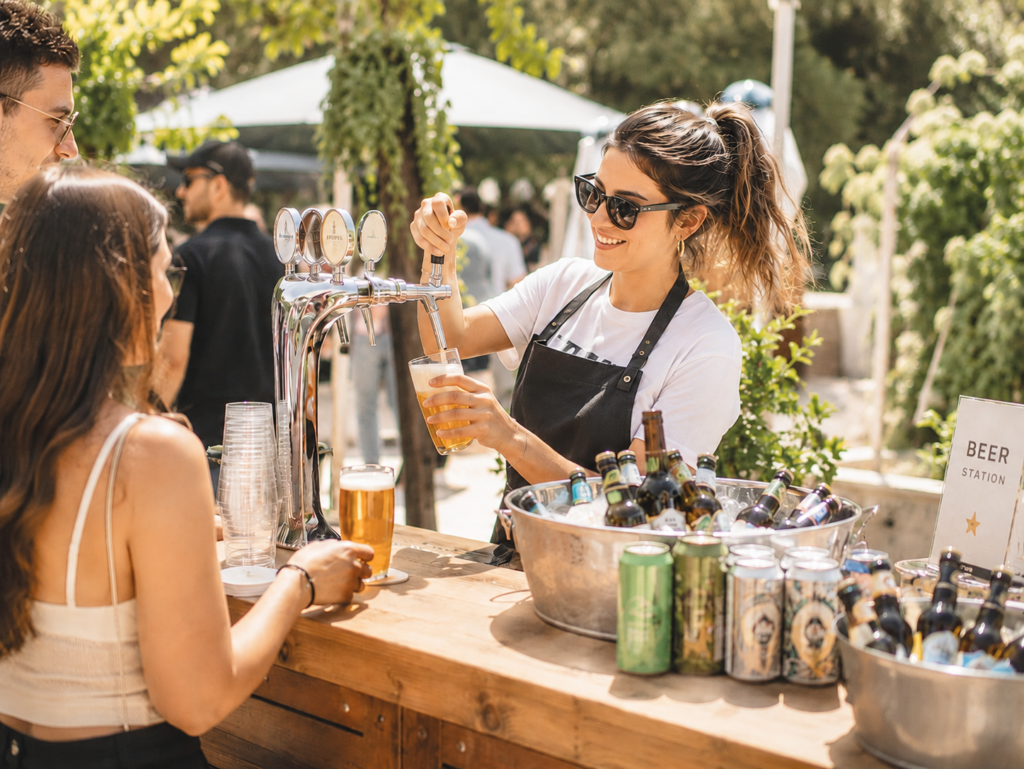 עמדת בירות- bellboy bar services